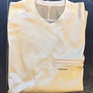 Patagonia Long Sleeve Crew with Zip Chest Pocket